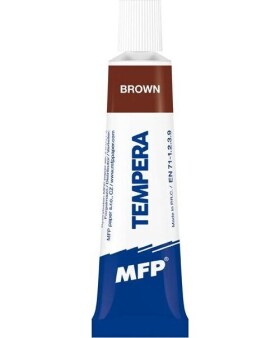 Temperové barvy 12ml hnědá