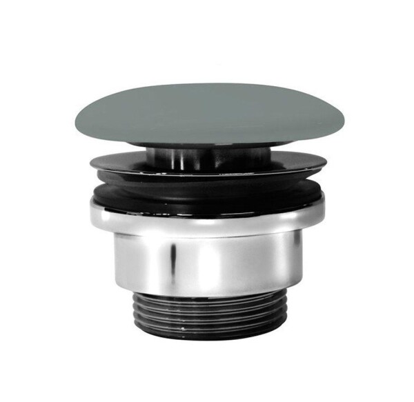 GSI umyvadlová výpust 5/4“, neuzavíratelná, keramická zátka, 5-65, agave mat PVC04