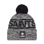 New Era Pánská zimní čepice New Orleans Saints NFL 2025 Sideline Sport Knit