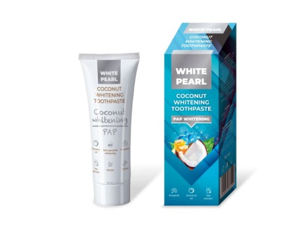 White Pearl PAP Coconut Whitening Zubní pasta 75 ml