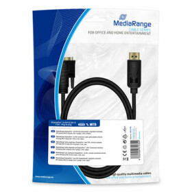 MediaRange MRCS199 kabel DisplayPort na DVI-D (24+1) 2 m / 1x DVI-D (M) / 1x DisplayPort (M) (MRCS199)