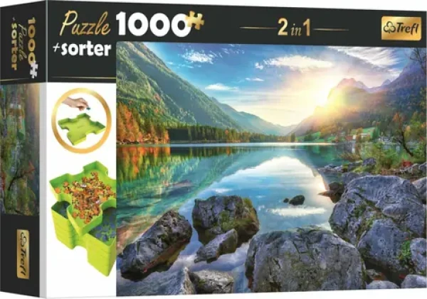 Trefl - Puzzle - 2v1 Jezero Hintersee, Německo s třídičem