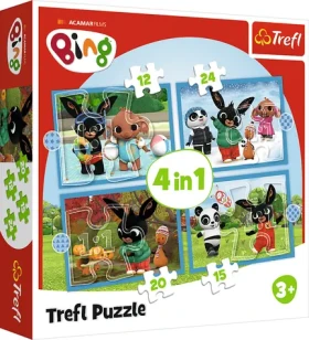 Trefl - Puzzle - Bing: Roční období 4v1