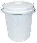 Denox INDUSTRIAL bílá / Nádoba na odpad / 70 l / PE-HD plast