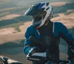 Adventure helma Nexx Y.Travl Quest white/blue/red - XL / bílá