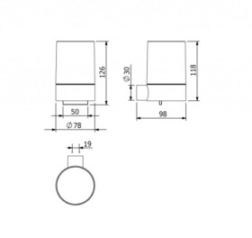 KLUDI - Vela R Dávkovač mýdla s držákem, sklo/chrom 5897605