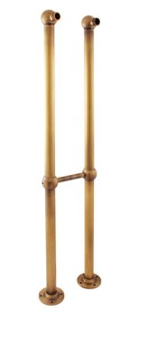 RAV Slezák - Nohy k volně stojící baterii, Zlatá - lesklá, Stará mosaz (Bronz) SD0100SM