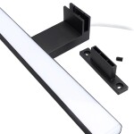 Mereo Led koupelnové osvětlení nad zrcadlo, černá, 60 cm, 12 W, 780 lm, 4000 K, IP44, 230 V CN700B60