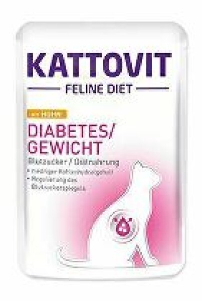 Kattovit Cat Diabetes/Gewicht kuře kapsa 85g