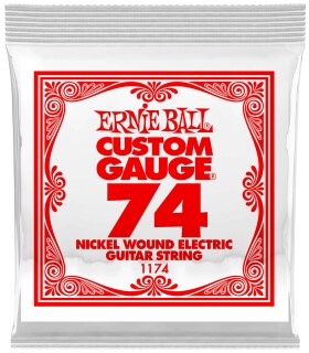Ernie Ball 1174 Nickel Wound Single .074