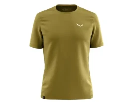 Salewa Puez Hybrid Dry pánské triko krátký rukáv Olive Oil vel. 50/L