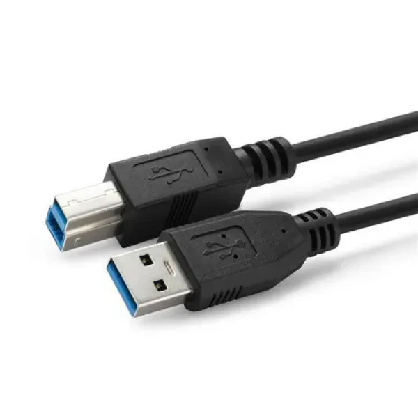 MicroConnect kabel USB3.0 A (M) - USB3.0 B (M) 2m černá / 5000Mbit/s (USB3.0AB2B)