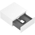 MEXEN/S - Orio koupelnová skříňka pod umyvadlo 50 cm s deskou, 1 šuplík, bílá mat 91A10-05023-1-BFC01