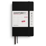 Weekly Planner 2026 Pocket (A6) Black