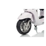 Mamido Dětský elektrický skútr Vespa ROMA bílý