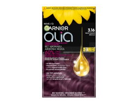 Garnier Olia Permanentní barva na vlasy 3.16 Tmavě fialová, 60+60+54ml