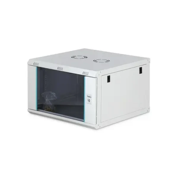 Digitus Dynamic šedá / Nástěnný rozvaděč / 19" / 7U / 385x600x600 mm / skleněné dveře / aktivní chlazení (DN-37102)