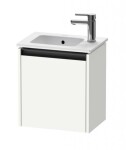 DURAVIT - Ketho.2 Umyvadlová skříňka 44x41x29 cm, 1 dvířka, panty vpravo, matná bílá K25060R18180000