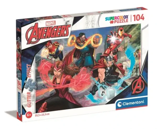Clementoni Třpytivé puzzle Marvel: Avengers