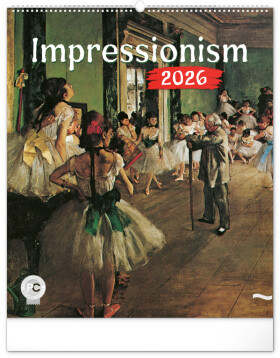 Kalendář 2026 nástěnný: Impresionismus, 48 x 56 cm