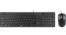 GENIUS Slimstar C126 černá / Drátový set / Copilot / USB / CZ+SK layout (31330007413)