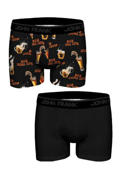 Pánské boxerky John Frank JF2BFUN107 2 PACK XXL Mix