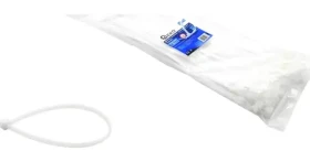 GEKO Stahovací pásky bílé s UV filtrem 380x4.8mm / Stahovací pásky / 100 ks / UV filtr (G17158)