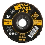 Forte Tools Lamelový brusný kotouč 125 mm / Brusný kotouč / Průměr 125 x 22,23 mm (369626)
