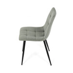 Jídelní židle, zelená, sametová látka, DCL-X7015 GRN2