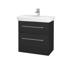 Dřevojas - Umyvadlová skříňka GO SZZ2 60 - N03 Graphite / Úchytka T02 / N03 Graphite 204969B