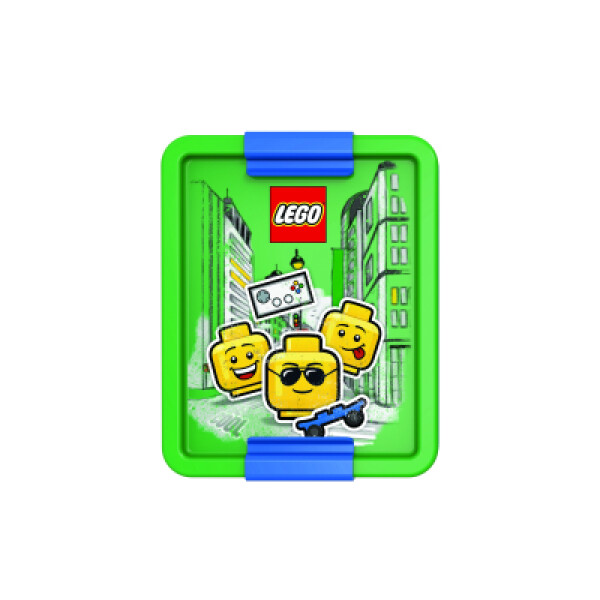 Box na svačinu LEGO ICONIC Boy - modrá/zelená