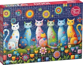 CHERRY PAZZI Puzzle Roztomilé kočky