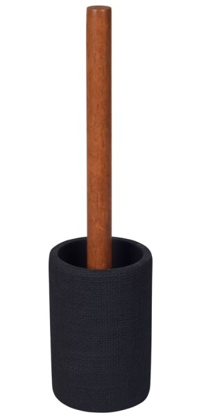 SAPHO - CRAFT WC štětka na postavení, acacia/černá 8572