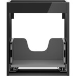 MEXEN - Box-A skříňka pro umyvadlo 40, 1 šuplík, černá lesk 91AX0-0400-470-1-70