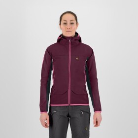 KARPOS Pizzo Bianco Evo W Jacket, Crimson/Woodl.Gray velikost: S