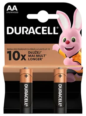 Duracell Basic AA / Baterie / Alkalická / 1,5 V / 2 ks (42301)