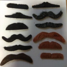 Smiffys.com Knírky různé druhy - cena za 1ks