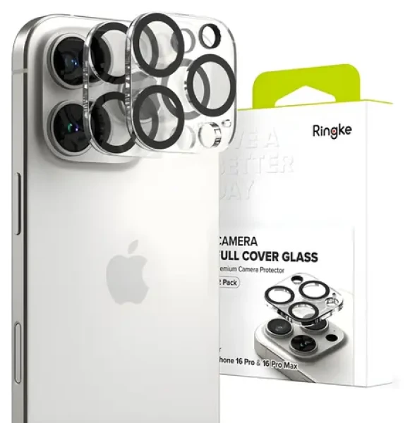 Ringke Camera Protector 2-pack čirá / Ochranné sklo fotoaparátu / Apple iPhone 16 Pro, 16 Pro Max