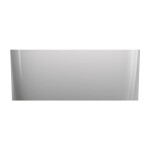 OMNIRES - VALENCIA M+ nástěnná vana, 148 x 77 cm, lesklá bílá VALENCIA148WPBP