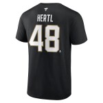 Fanatics Pánské tričko #48 Tomáš Hertl Vegas Golden Knights Black Authentic Stack Name Number Velikost: