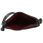 Trendy dámská koženková crossbody kabelka Gertha, šedá