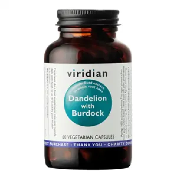 Viridian Dandelion with Burdock 60 cps (Pampeliška a lopuch) (11925)