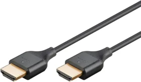 Goobay Slim 75295 černá / HDMI kabel / High Speed s Ethernetem / 4K 60Hz / 3 m (75295)