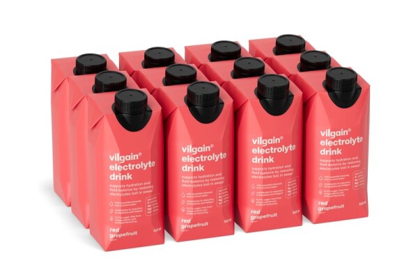 Vilgain Electrolyte Drink – 12× grapefruit 500 ml