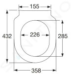 VILLEROY & BOCH - Architectura WC sedátko, SoftClosing, QuickRelease, alpská bílá 9M70S101