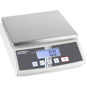 Kern FCB 24K2 FCB 24K2 stolní váha Max. váživost 24 kg Rozlišení 2 g 230 V, na baterii, napájeno akumulátorem stříbrná