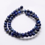 Přírodní lapis lazuli - ∅ 8 mm - 1 ks