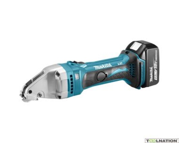 Makita DJS161RTJ / Aku Nůžky na plech / 18V / 2x5.0Ah / 4.300 z-min / Výkon až 2.5 mm (DJS161RTJ)