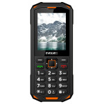 EVOLVEO StrongPhone X5 černo-oranžová / 2.4" / 0.3MP / Dual-SIM / IP68 (SGM SGP-X5)