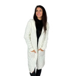 HOSH Jednobarevný kardigan BELLA Barva: Šedá